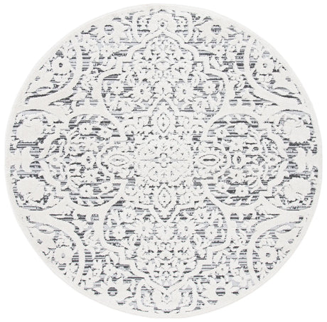 Safavieh Cabana 6'-7" x 6'-7" Rug in Ivory / Grey