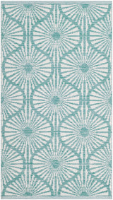 Safavieh Montauk 2'-3" x 3'-9" Rug in Aqua / Ivory