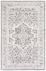 Safavieh Roslyn 4'-0" x 6'-0" Rug in Dark Grey / Ivory