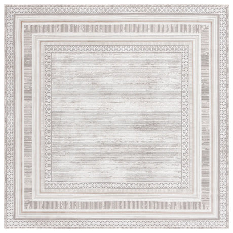Safavieh Parker 6'-7" x 6'-7" Rug in Taupe / Grey Gold