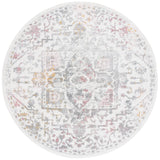 Safavieh Layla 6'-7" x 6'-7" Rug in Ivory Grey / Pink