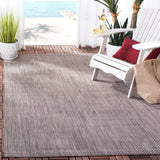 Safavieh Courtyard 4'-0" x 5'-7" Rug in Brown / Beige