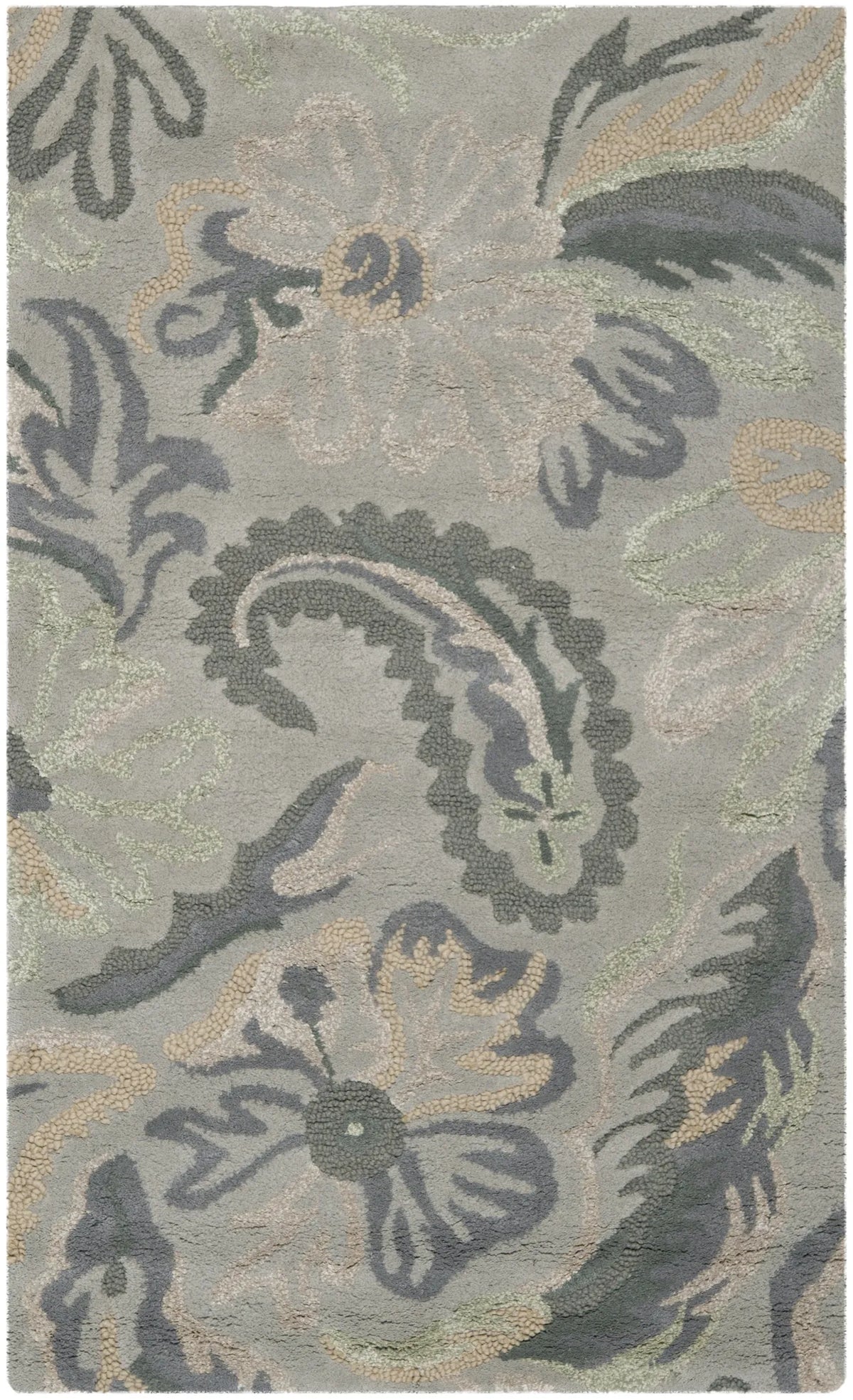 Safavieh Jardin 3'-0" x 5'-0" Rug in Grey / Dark Grey