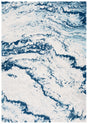 Safavieh Tulum 4'-0" x 6'-0" Rug in Ivory / Blue