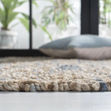 Safavieh Natural Fiber 4'-0" x 6'-0" Rug in Natural / Blue