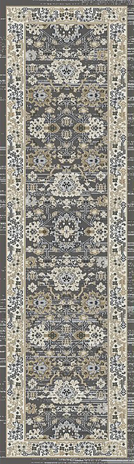 Dynamic Rugs Yazd 8531 Grey / Ivory Rugs - Runner