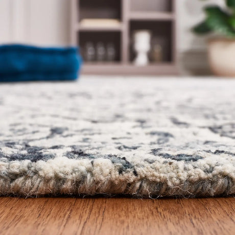 Safavieh Abstract 4'-0" x 6'-0" Rug in Dark Blue / Grey