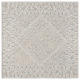 Safavieh Dip Dye 7'-0" x 7'-0" Rug in Grey / Ivory