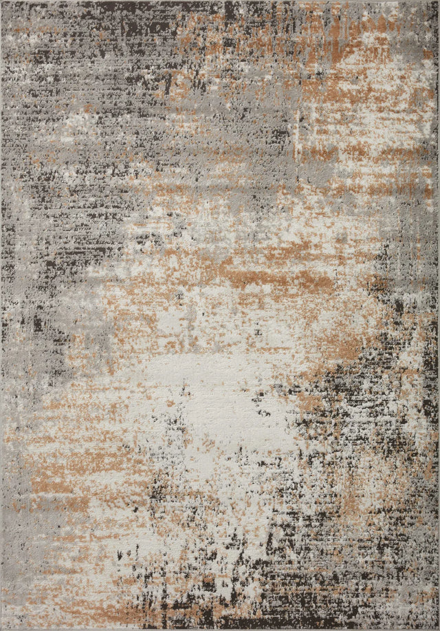 Loloi Bianca Bia-01 Stone/Gold Rugs - main flat