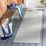 Safavieh Courtyard 2'-3" x 10'-0" Rug in Beige / Aqua