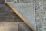 Dynamic Rugs Flare 14741 Power Loomed Traditional Beige/Ivory/Blue Rug - Corner