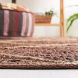 Safavieh Vintage Leather 4'-0" x 6'-0" Rug in Brown / Natural