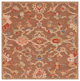 Safavieh Metro 6'-0" x 6'-0" Rug in Dark Brown / Beige