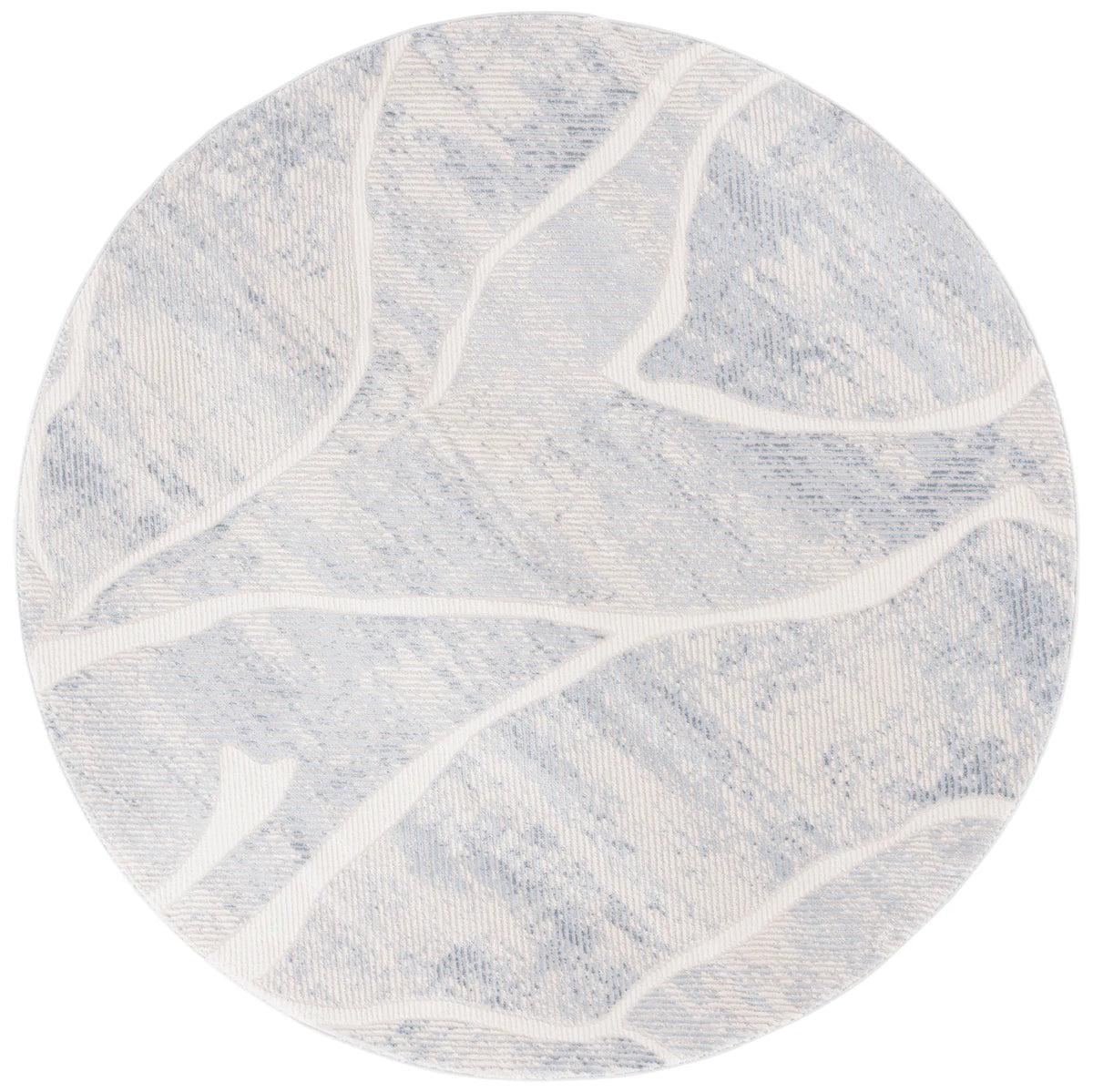 Safavieh Prestige 6'-7" x 6'-7" Rug in Ivory / Blue