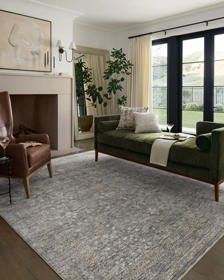 Loloi Tabitha Tai-02 Stone/Natural Rug - room scene 3