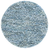 Safavieh Rio Shag 6'-0" x 6'-0" Rug in Sky