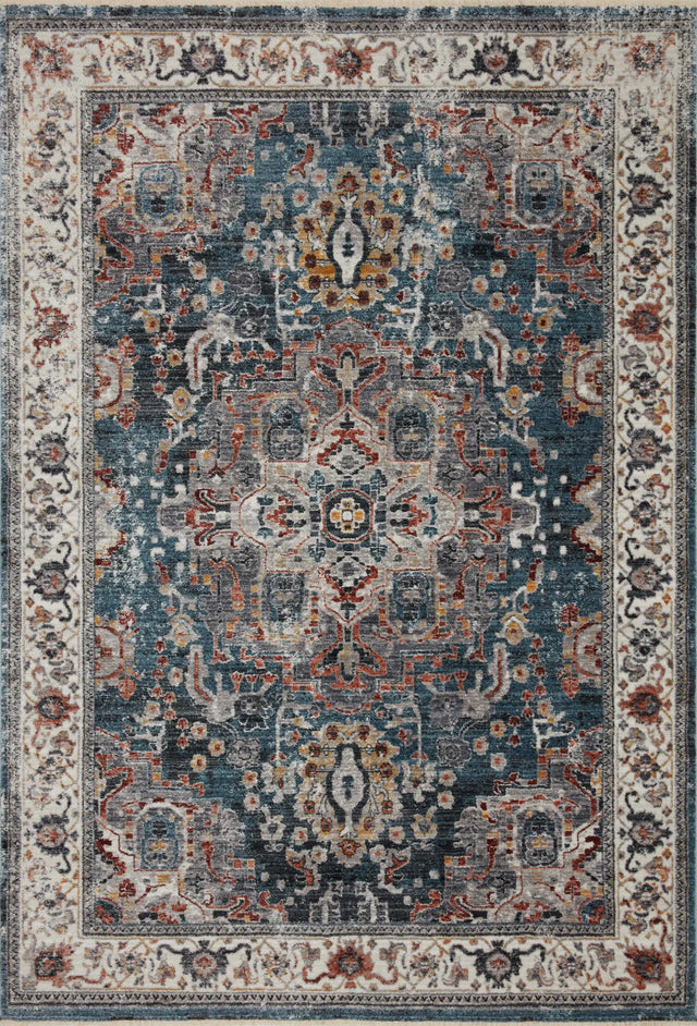 Loloi Samra Sam-04 Slate/Multi Rugs - main flat