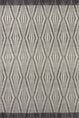 Loloi Kenzie Knz-01 Ivory/Charcoal Rugs - main flat