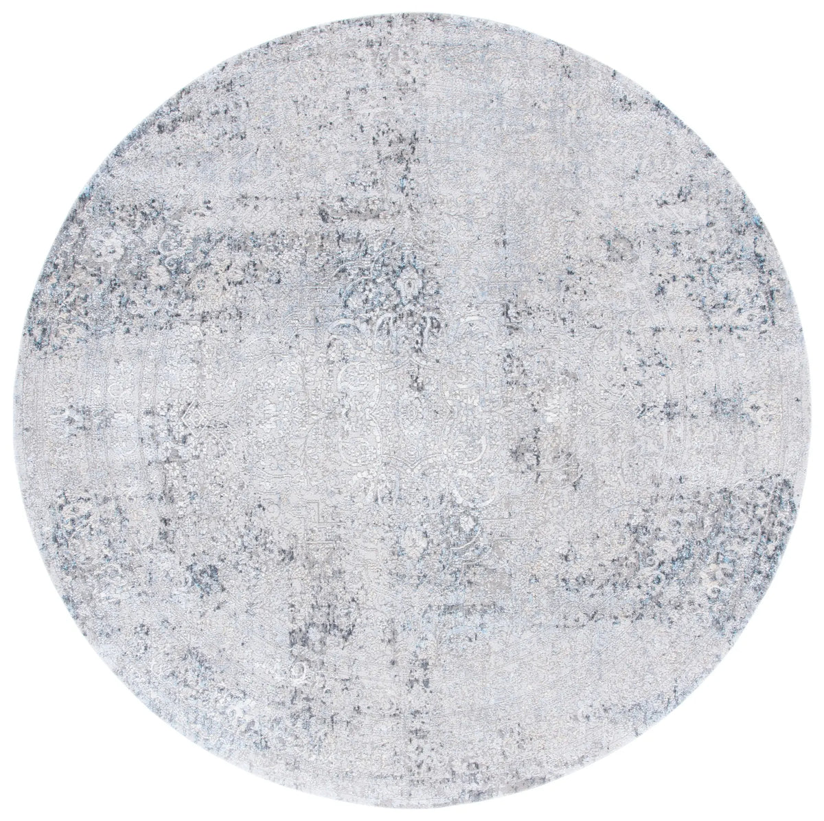 Safavieh Dream 6'-7" x 6'-7" Rug in Grey / Ivory
