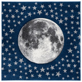 Safavieh Carousel Kids 100 5'-3" x 5'-3" Rug in Navy / Grey