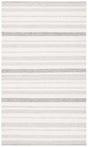 Safavieh Striped Kilim 4'-0" x 6'-0" Rug in Ivory / Grey