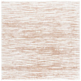 Safavieh Tahoe Shag 6'-7" x 6'-7" Rug in Ivory / Gold