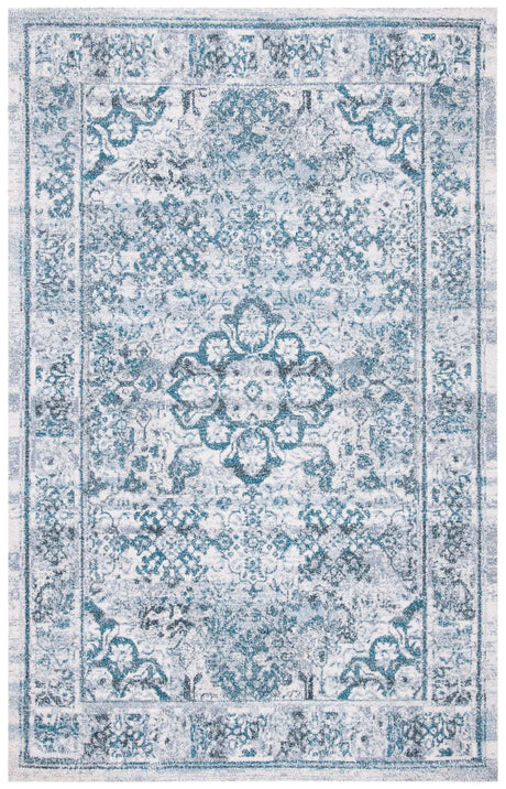 Safavieh Classic Vintage 4'-0" x 6'-0" Rug in Aqua / Blue