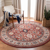 Safavieh Charleston 6'-7" x 6'-7" Rug in Red / Ivory