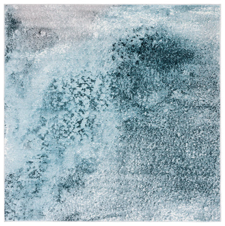 Safavieh Skyler 6'-7" x 6'-7" Rug in Silver / Blue