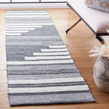Safavieh Kilim 2'-3" x 9'-0" Rug in Ivory / Dark Grey