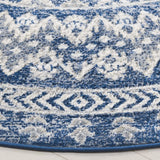 Safavieh Brentwood 6'-7" x 6'-7" Rug in Navy / Beige