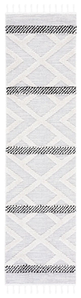 Safavieh Marrakesh 2'-2" x 8'-0" Rug in Grey / Ivory