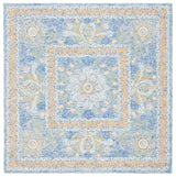Safavieh Micro-Loop 5'-0" x 5'-0" Rug in Blue / Green