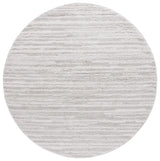 Safavieh Rumi Shag 6'-7" x 6'-7" Rug in Light Grey / Ivory