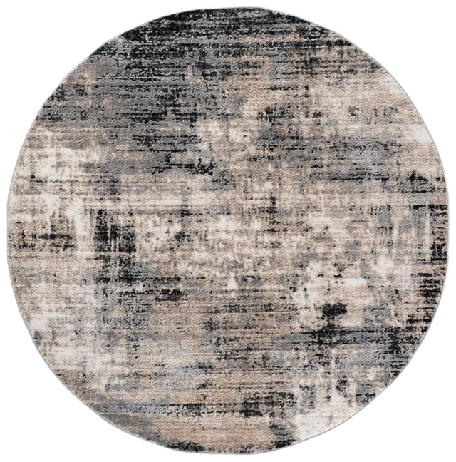 Safavieh Sable 6'-7" x 6'-7" Rug in Ivory / Grey Black