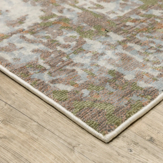 Oriental Weavers Sphinx Caravan 4150Z Beige/ Pink Rugs - corner detail