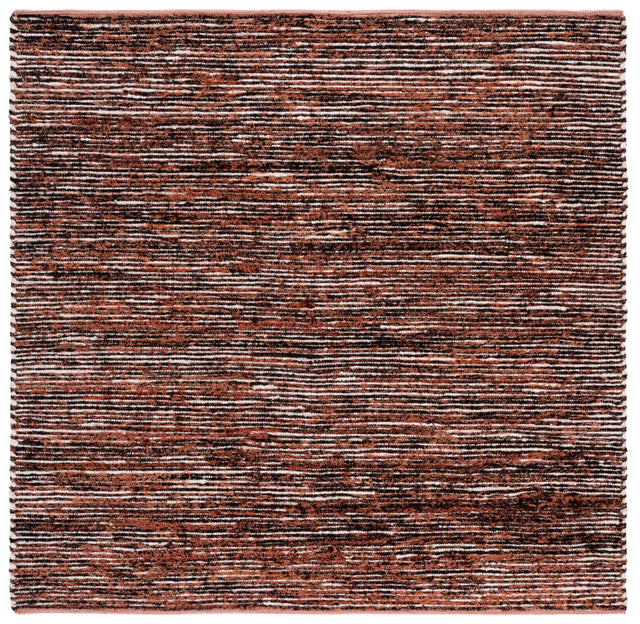 Safavieh Cape Cod 6'-0" x 6'-0" Rug in Orange / Black