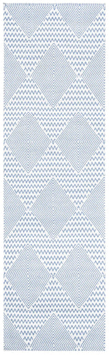 Safavieh Marbella 2'-3" x 8'-0" Rug in Dark Blue / Ivory