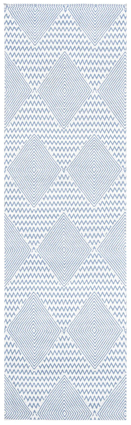 Safavieh Marbella 2'-3" x 8'-0" Rug in Dark Blue / Ivory