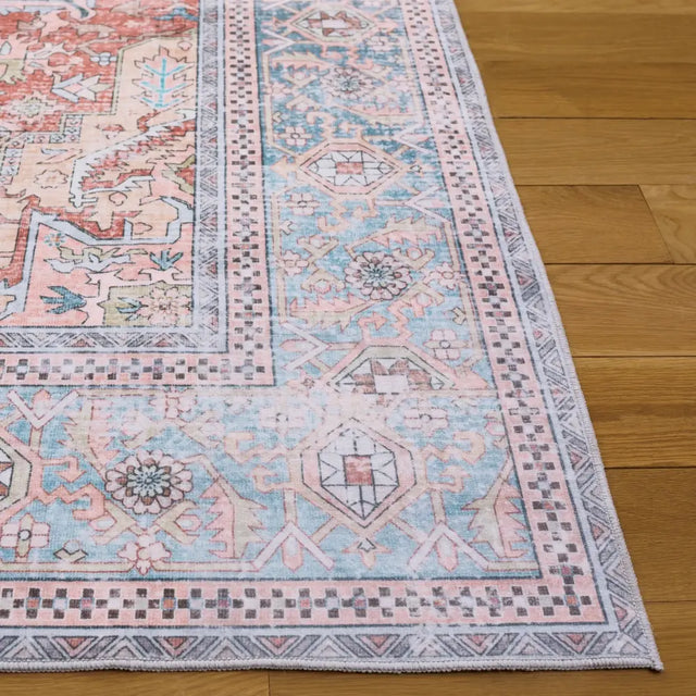 Safavieh Arizona 5'-0" x 8'-0" Rug in Rust / Blue