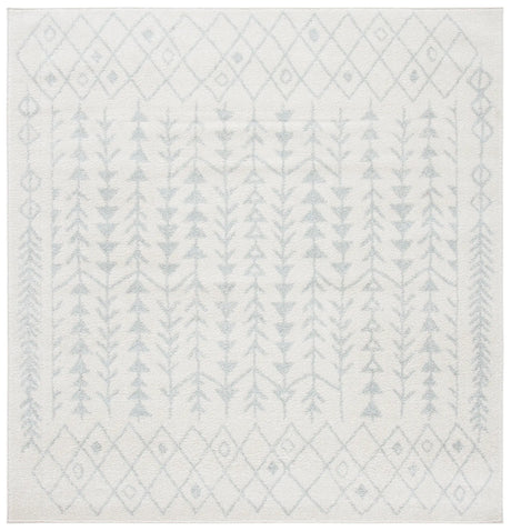Safavieh Tulum 6'-7" x 6'-7" Rug in Ivory / Light Grey