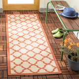 Safavieh Courtyard 2'-3" x 6'-7" Rug in Beige / Terracotta