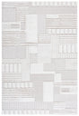 Safavieh Trends 4'-0" x 6'-0" Rug in Beige / Ivory