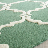 Safavieh Cambridge 6'-0" x 6'-0" Rug in Teal / Ivory