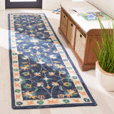 Safavieh Micro-Loop 2'-3" x 9'-0" Rug in Blue / Ivory