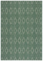 Safavieh Courtyard 4'-0" x 5'-7" Rug in Dark Green / Beige