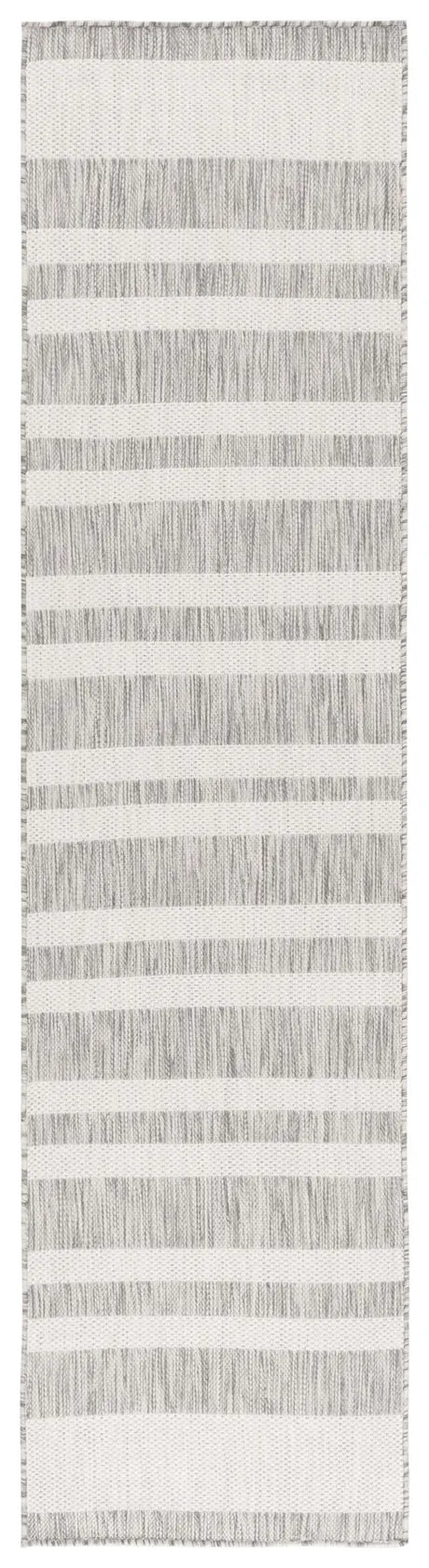 Safavieh Beach House 2'-0" x 8'-0" Rug in Grey / Ivory