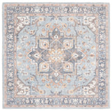 Safavieh Restoration Vintage 6'-0" x 6'-0" Rug in Ivory / Light Blue