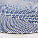 Safavieh Montauk 6'-0" x 6'-0" Rug in Ivory / Navy