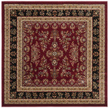 Safavieh Lyndhurst 6'-0" x 6'-0" Rug in Red / Black